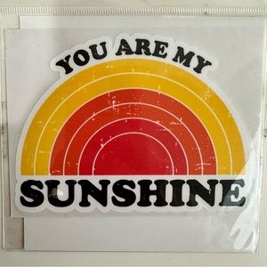 Sticker Cabana You Are My Sunshine 4x4” Sticker
